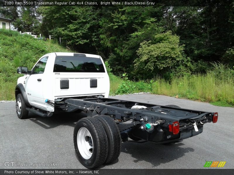 Bright White / Black/Diesel Gray 2020 Ram 5500 Tradesman Regular Cab 4x4 Chassis