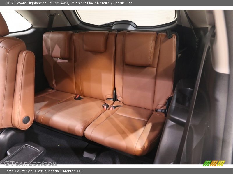 Midnight Black Metallic / Saddle Tan 2017 Toyota Highlander Limited AWD