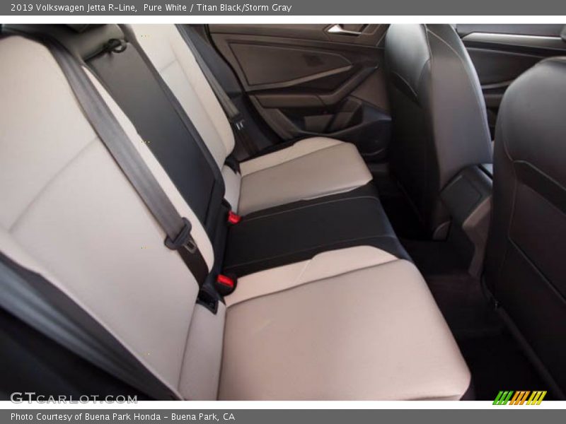 Pure White / Titan Black/Storm Gray 2019 Volkswagen Jetta R-Line