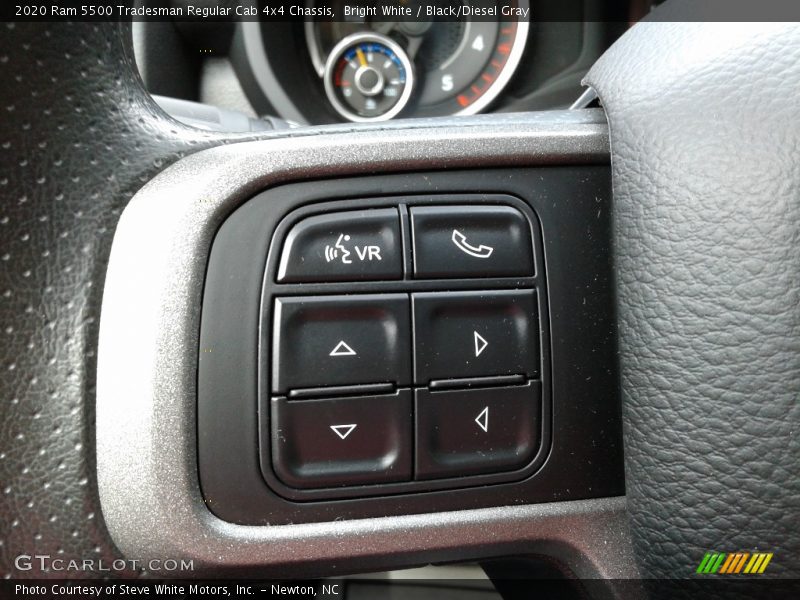Bright White / Black/Diesel Gray 2020 Ram 5500 Tradesman Regular Cab 4x4 Chassis