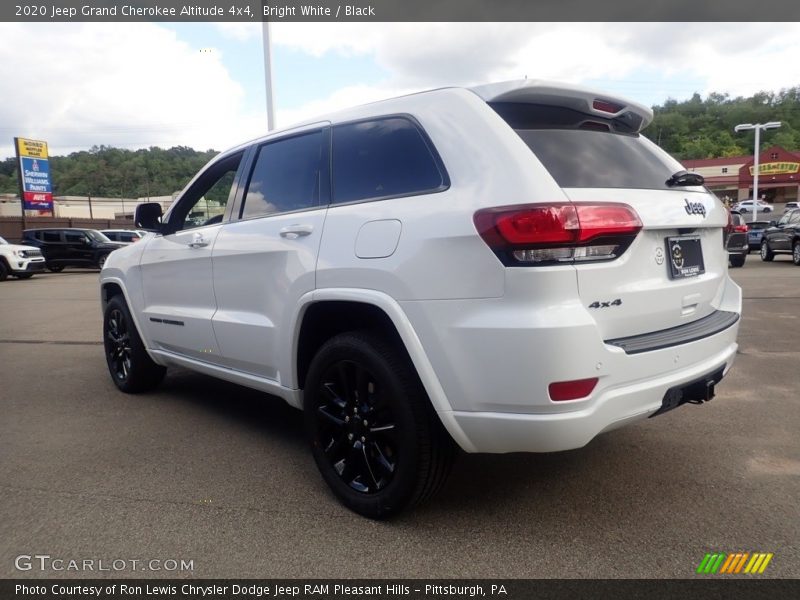 Bright White / Black 2020 Jeep Grand Cherokee Altitude 4x4