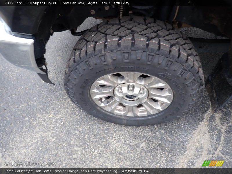 Agate Black / Earth Gray 2019 Ford F250 Super Duty XLT Crew Cab 4x4