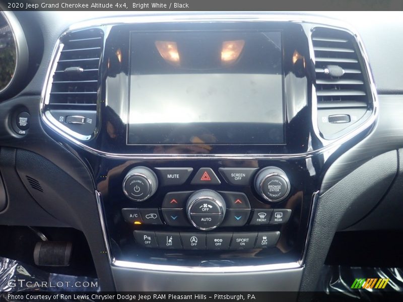 Bright White / Black 2020 Jeep Grand Cherokee Altitude 4x4