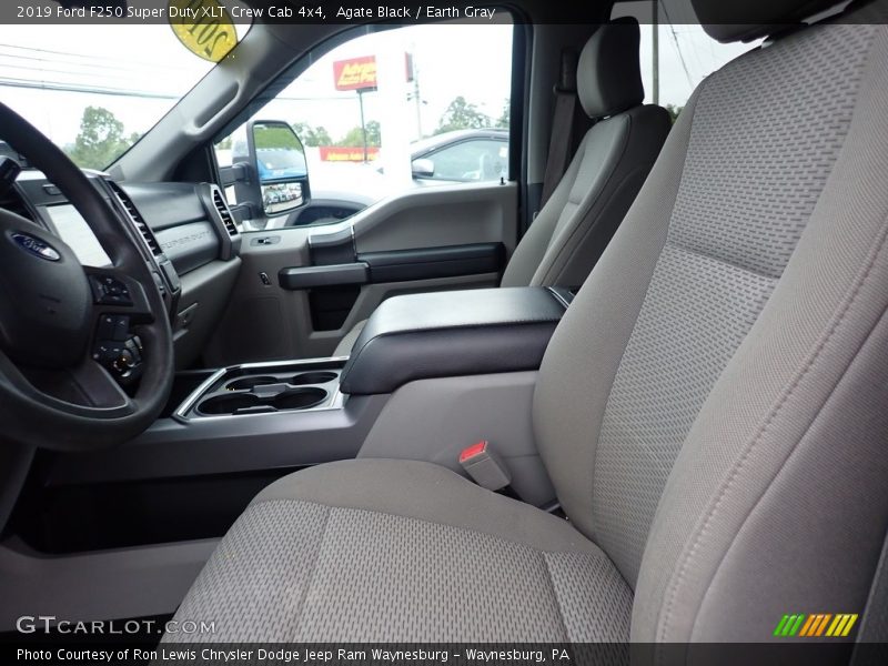 Agate Black / Earth Gray 2019 Ford F250 Super Duty XLT Crew Cab 4x4