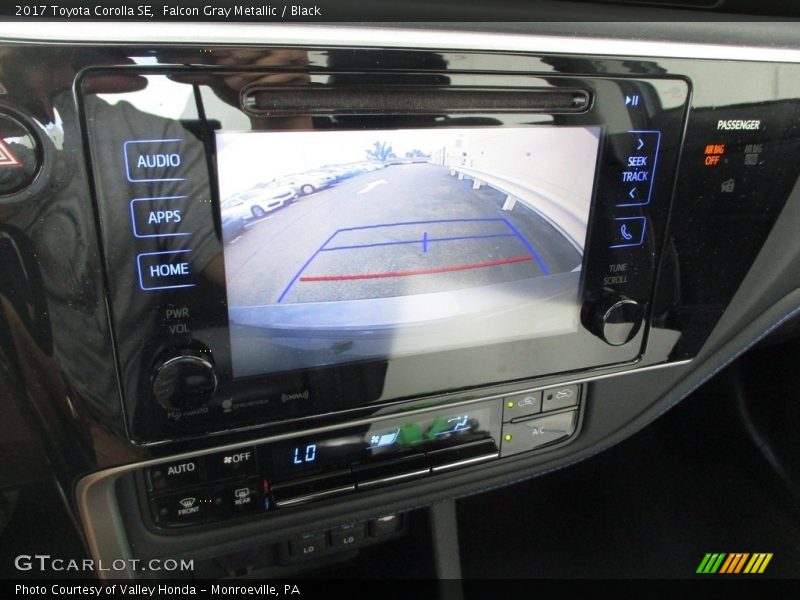 Falcon Gray Metallic / Black 2017 Toyota Corolla SE