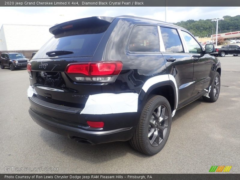 Diamond Black Crystal Pearl / Black 2020 Jeep Grand Cherokee Limited X 4x4