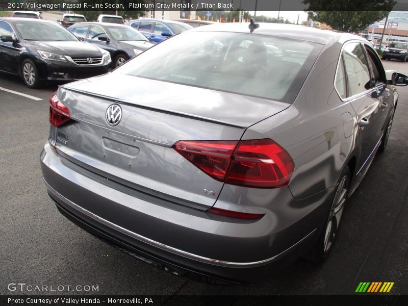 Platinum Gray Metallic / Titan Black 2017 Volkswagen Passat R-Line Sedan