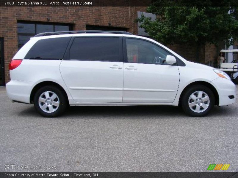 Arctic Frost Pearl / Stone 2008 Toyota Sienna XLE