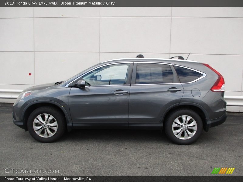 Urban Titanium Metallic / Gray 2013 Honda CR-V EX-L AWD