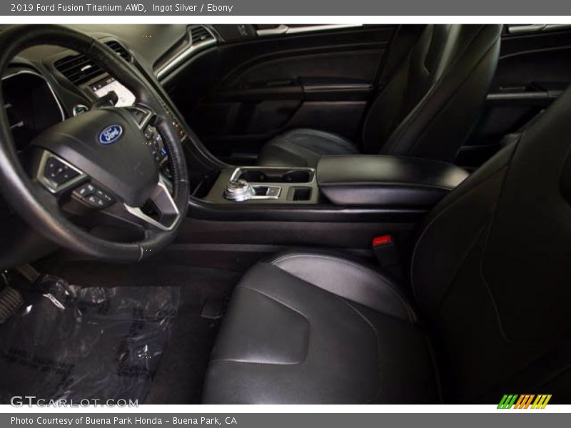Ingot Silver / Ebony 2019 Ford Fusion Titanium AWD