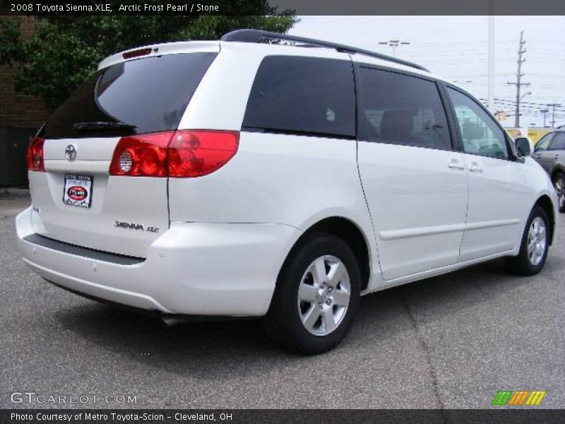 Arctic Frost Pearl / Stone 2008 Toyota Sienna XLE