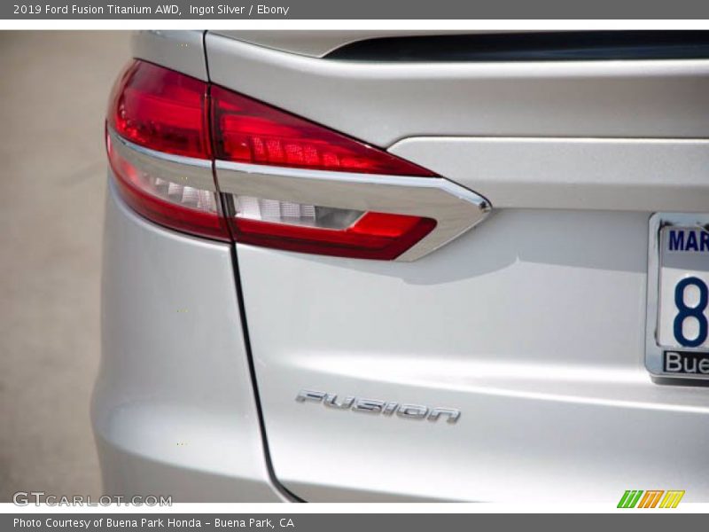 Ingot Silver / Ebony 2019 Ford Fusion Titanium AWD