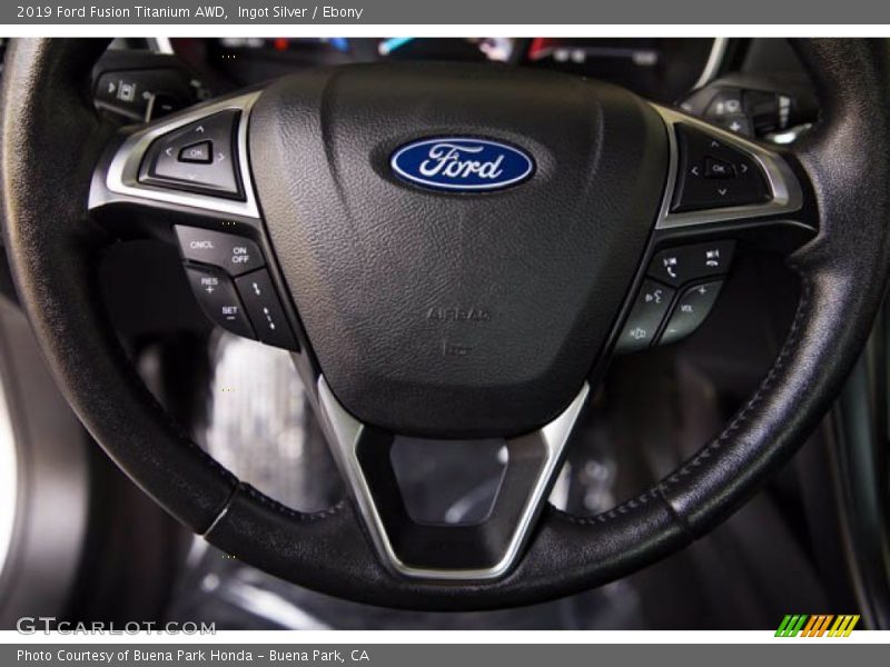 Ingot Silver / Ebony 2019 Ford Fusion Titanium AWD