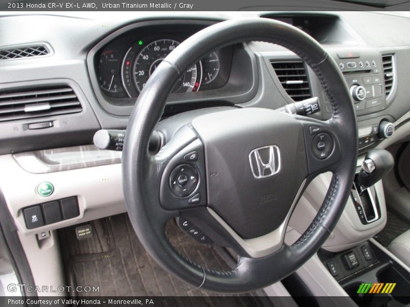 Urban Titanium Metallic / Gray 2013 Honda CR-V EX-L AWD