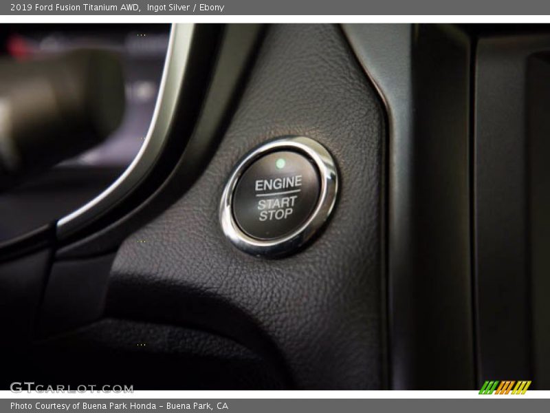 Ingot Silver / Ebony 2019 Ford Fusion Titanium AWD