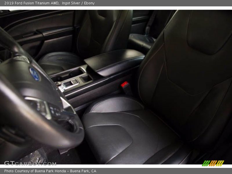 Ingot Silver / Ebony 2019 Ford Fusion Titanium AWD
