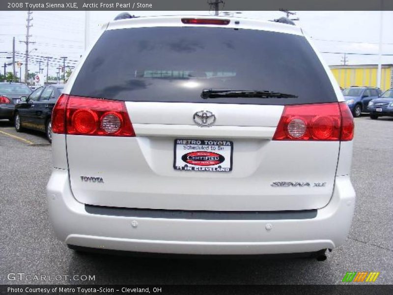 Arctic Frost Pearl / Stone 2008 Toyota Sienna XLE