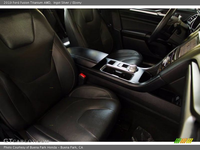 Ingot Silver / Ebony 2019 Ford Fusion Titanium AWD
