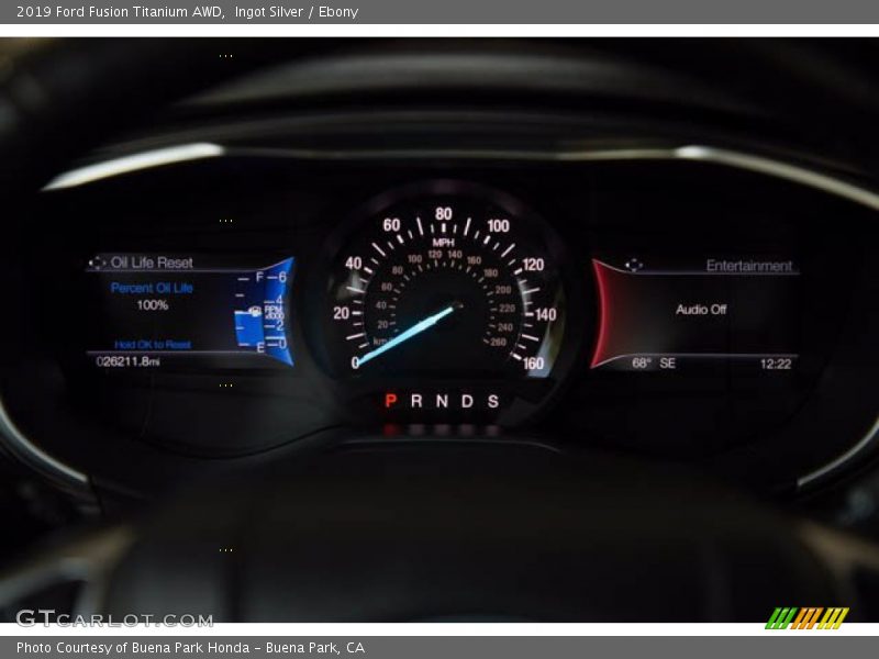 Ingot Silver / Ebony 2019 Ford Fusion Titanium AWD