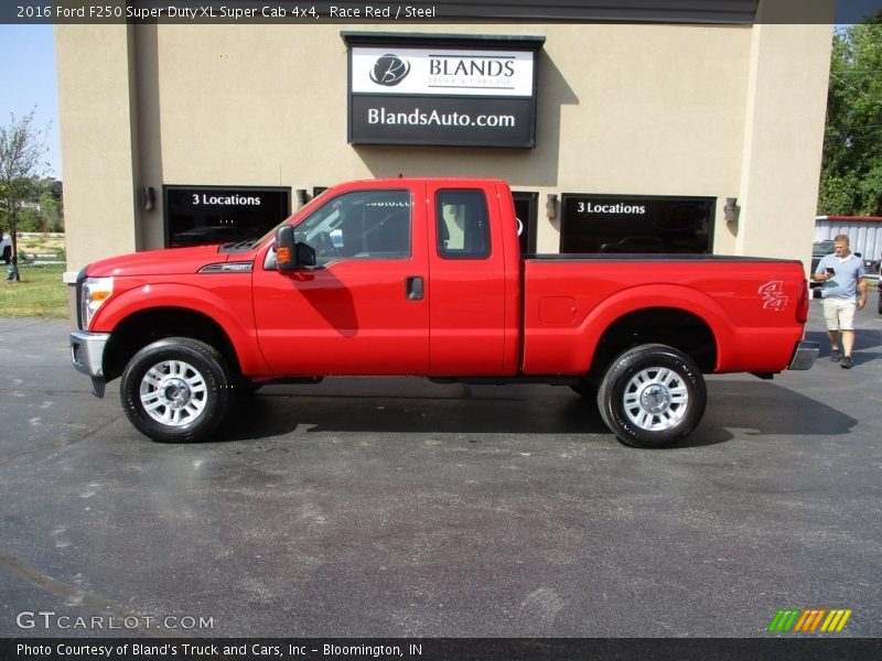 Race Red / Steel 2016 Ford F250 Super Duty XL Super Cab 4x4