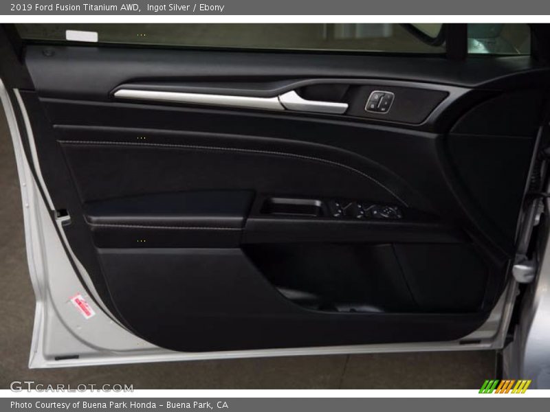Ingot Silver / Ebony 2019 Ford Fusion Titanium AWD