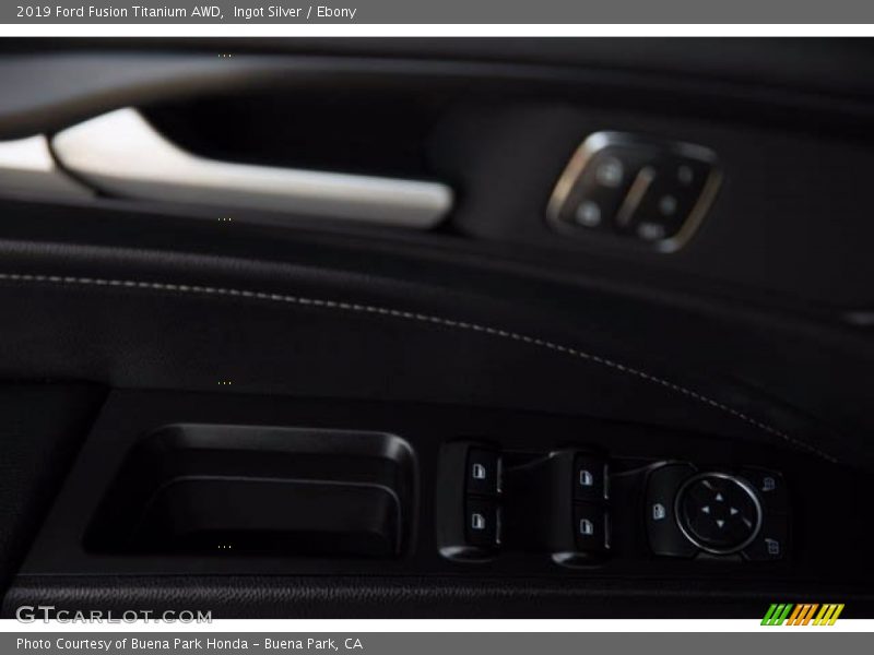 Ingot Silver / Ebony 2019 Ford Fusion Titanium AWD