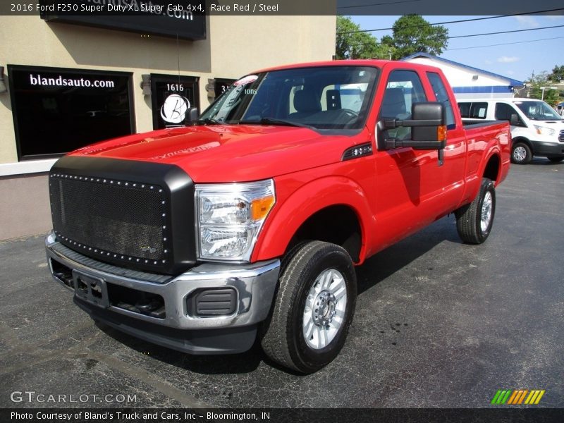 Race Red / Steel 2016 Ford F250 Super Duty XL Super Cab 4x4