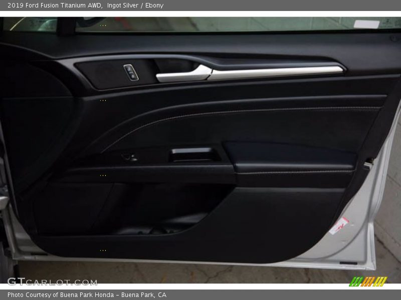 Ingot Silver / Ebony 2019 Ford Fusion Titanium AWD