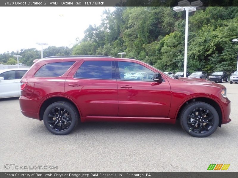 Octane Red Pearl / Black 2020 Dodge Durango GT AWD