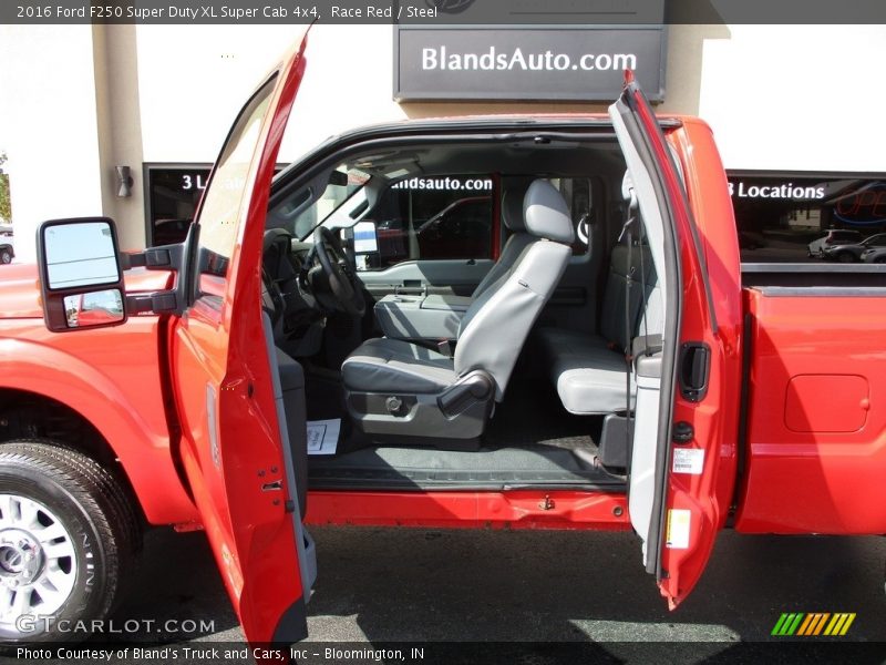 Race Red / Steel 2016 Ford F250 Super Duty XL Super Cab 4x4