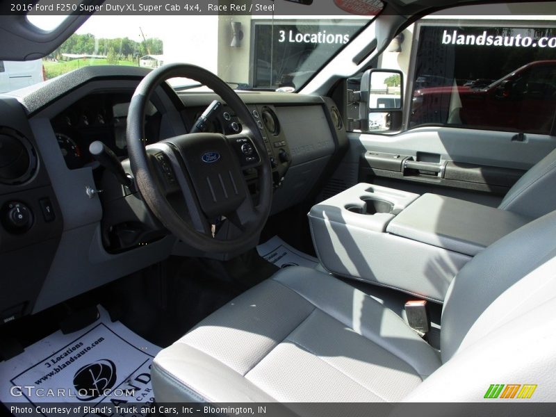 Race Red / Steel 2016 Ford F250 Super Duty XL Super Cab 4x4