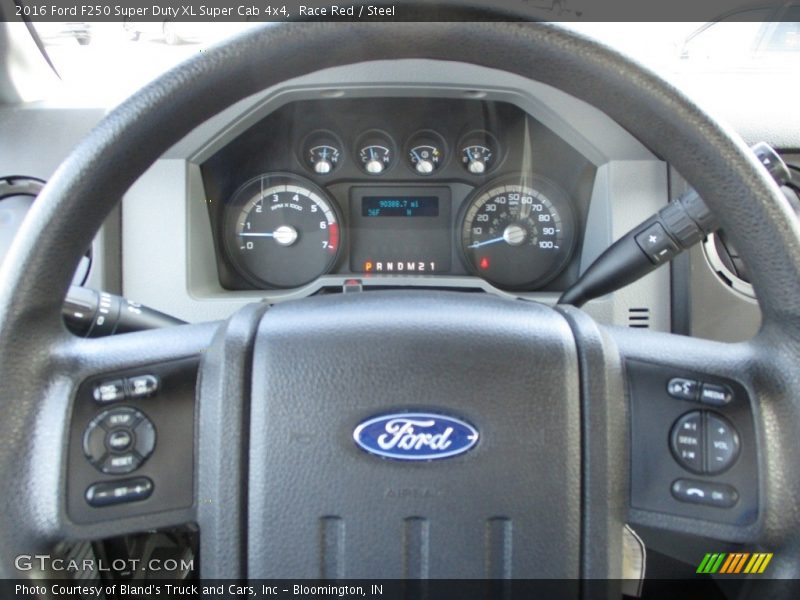 Race Red / Steel 2016 Ford F250 Super Duty XL Super Cab 4x4