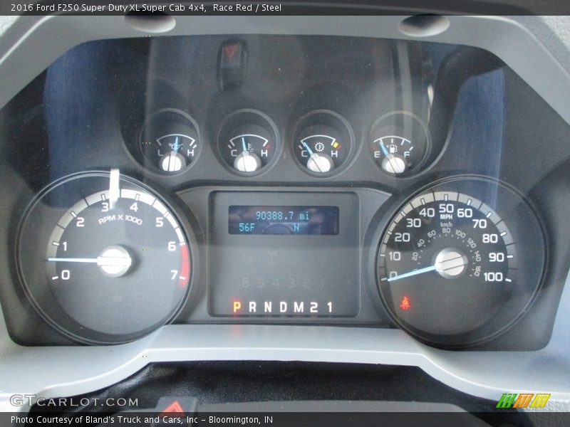 Race Red / Steel 2016 Ford F250 Super Duty XL Super Cab 4x4