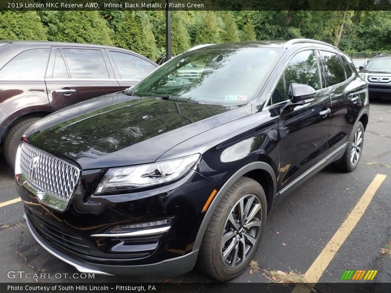 Infinite Black Metallic / Rialto Green 2019 Lincoln MKC Reserve AWD