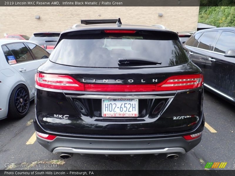 Infinite Black Metallic / Rialto Green 2019 Lincoln MKC Reserve AWD