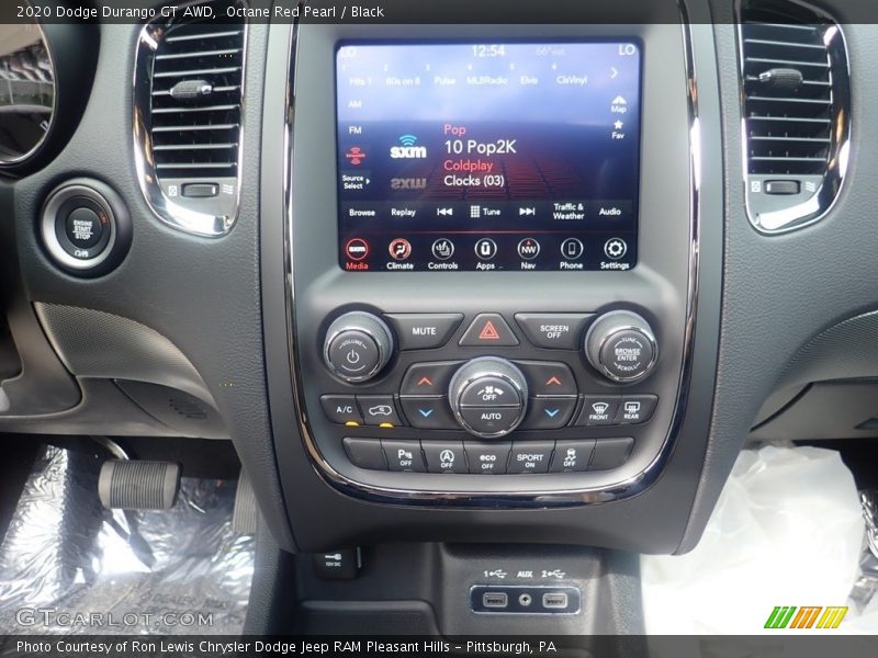 Octane Red Pearl / Black 2020 Dodge Durango GT AWD