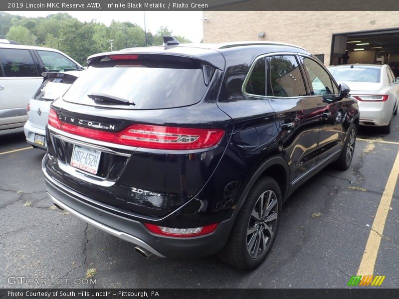 Infinite Black Metallic / Rialto Green 2019 Lincoln MKC Reserve AWD