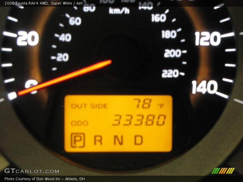 Super White / Ash 2008 Toyota RAV4 4WD