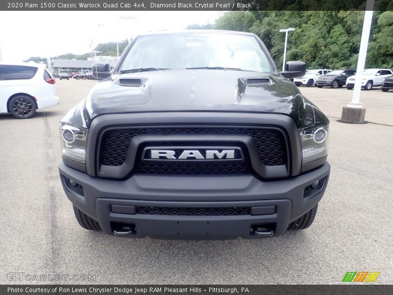 Diamond Black Crystal Pearl / Black 2020 Ram 1500 Classic Warlock Quad Cab 4x4