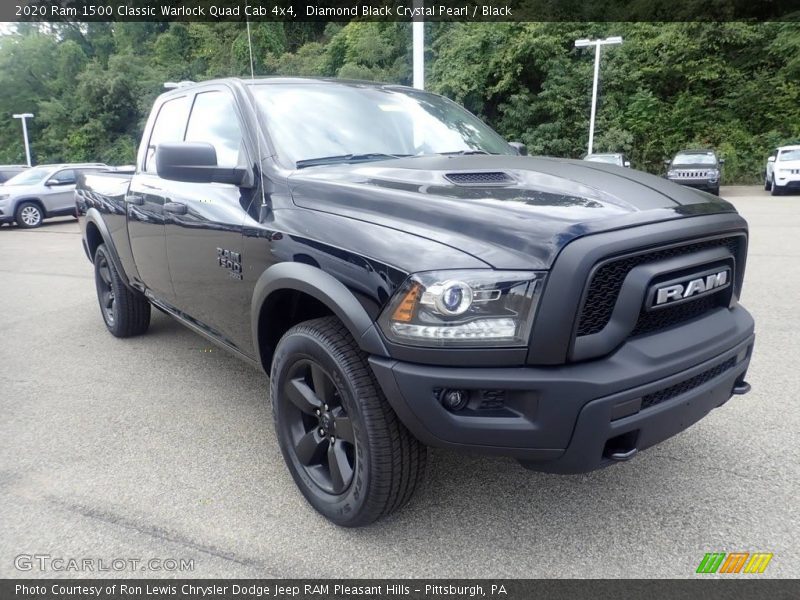 Diamond Black Crystal Pearl / Black 2020 Ram 1500 Classic Warlock Quad Cab 4x4