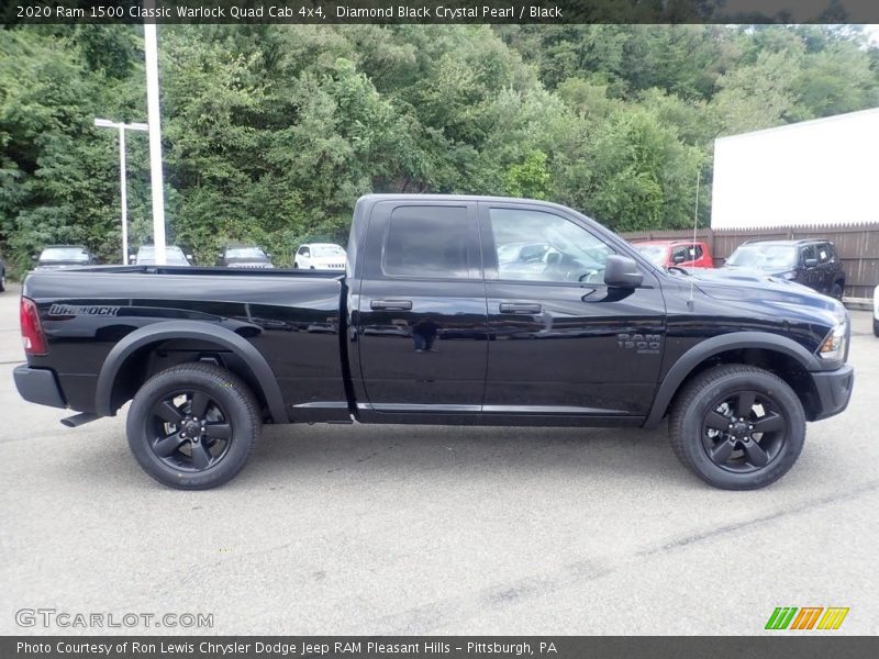  2020 1500 Classic Warlock Quad Cab 4x4 Diamond Black Crystal Pearl
