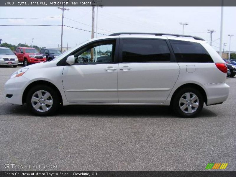 Arctic Frost Pearl / Stone 2008 Toyota Sienna XLE