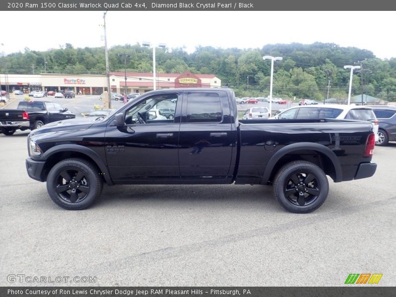 Diamond Black Crystal Pearl / Black 2020 Ram 1500 Classic Warlock Quad Cab 4x4