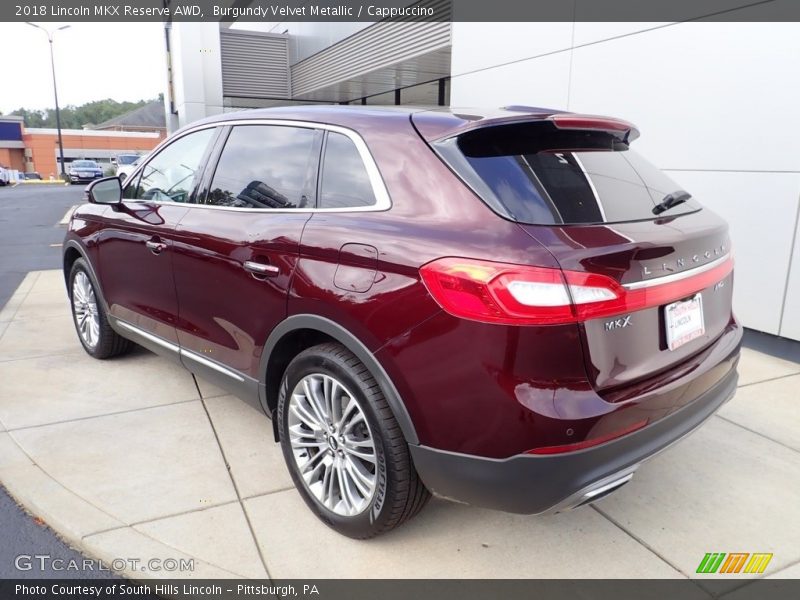 Burgundy Velvet Metallic / Cappuccino 2018 Lincoln MKX Reserve AWD