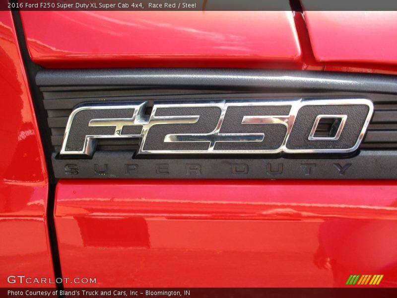 Race Red / Steel 2016 Ford F250 Super Duty XL Super Cab 4x4