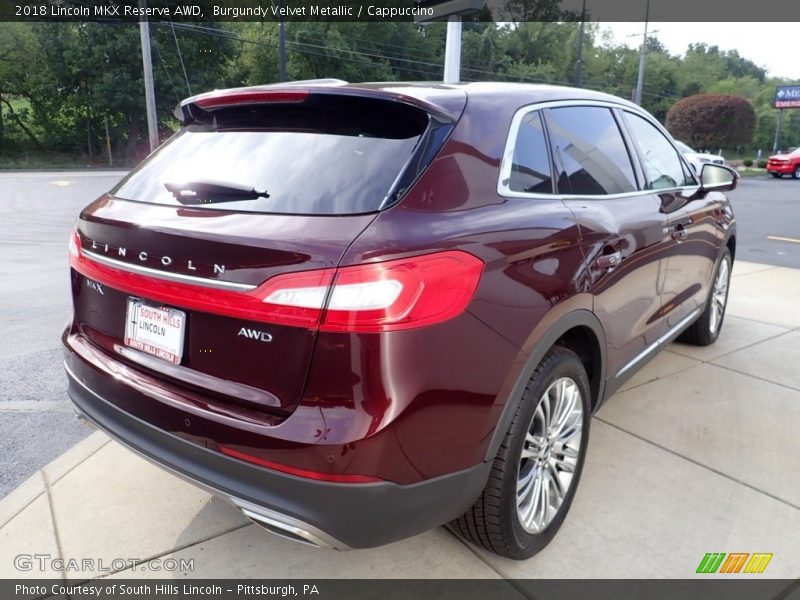 Burgundy Velvet Metallic / Cappuccino 2018 Lincoln MKX Reserve AWD