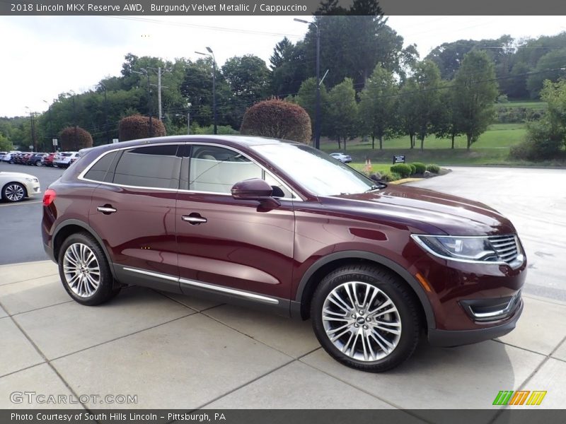Burgundy Velvet Metallic / Cappuccino 2018 Lincoln MKX Reserve AWD