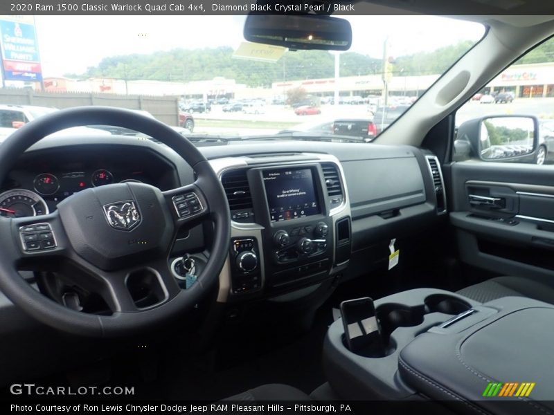 Diamond Black Crystal Pearl / Black 2020 Ram 1500 Classic Warlock Quad Cab 4x4