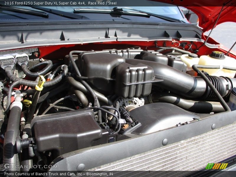 Race Red / Steel 2016 Ford F250 Super Duty XL Super Cab 4x4