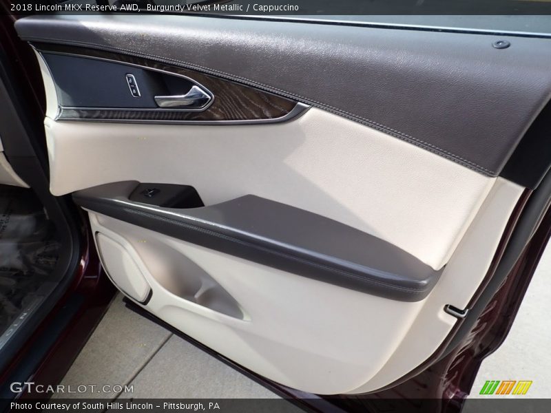 Burgundy Velvet Metallic / Cappuccino 2018 Lincoln MKX Reserve AWD